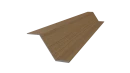Планка начальная сайдинга 2000 мм, Орех 3D