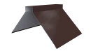 Конёк фигурный 150x150x2000 мм, 8017 шоколадно-коричневый PUR Pruf