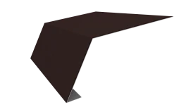 Планка карнизная 100x65x2000 мм, 8017 шоколадно-коричневый глянцевый