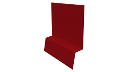Планка стартовая фальц 135x30x55 мм, 3020 транспортный красный глянцевый