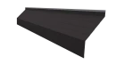 Ламель Юкка 110x0,45 мм, 8019 серо-коричневый матовый