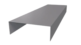 Декоративная накладка 20x60x20 мм, 7004 сигнальный серый глянцевый