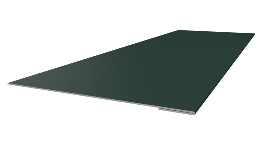 Планка завершающая 65x2000 мм, 6005 зеленый мох матовый