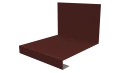 Планка примыкания нижняя к трубе фальц 140x200 мм, 3009 оксид красный глянцевый