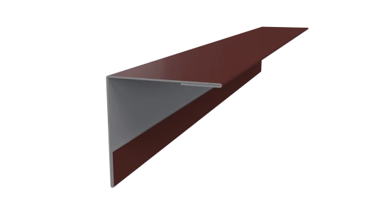 Планка угла наружного 50x50x2000 мм, 3009 оксид красный глянцевый