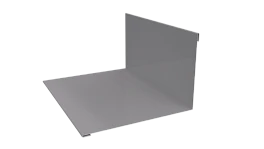 Планка примыкания верхняя 100x150x2000 мм, 7004 сигнальный серый глянцевый