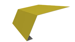 Планка карнизная 100x65x2000 мм, 1018 цинково-желтый глянцевый