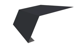 Планка карнизная 100x65x2000 мм, 7024 графитовый серый глянцевый