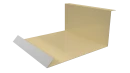 Планка примыкания нижняя 100x200x2000 мм, 1014 слоновая кость глянцевый