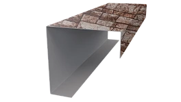 Декоративная накладка угловая 20x60x60x20 мм, Дикий камень
