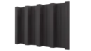 Профнастил Н60 902/845x0,5 мм, 8019 серо-коричневый матовый