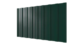 Профнастил С20R 1150/1100x0,3 мм, 6005 зеленый мох глянцевый