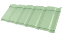 Профиль Пегас 1195/1130x0,45 мм, 6019 бело-зеленый глянцевый