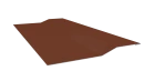 Планка крепёжная фальц 50x17x29 мм, 8004 медно-коричневый глянцевый