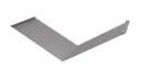 Планка ендовы нижняя 298x298x2000 мм, цинк
