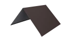 Конёк простой 150x150x2000 мм, 8017 шоколадно-коричневый матовый