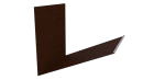 Планка примыкания верхняя к трубе фальц 250x210 мм, Золотистый дуб 3D