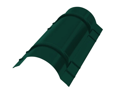 Конёк круглый R110x2000 мм, 6005 зеленый мох матовый