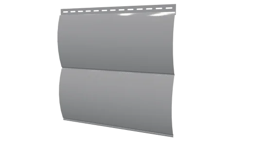 Блок хаус 383/355x0,4 мм, 9006 бело-алюминиевый глянцевый