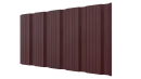 Профнастил К20 1195/1130x0,45 мм, 3005 винно-красный матовый
