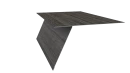 Планка карнизная фальц 130x80 мм, Текила