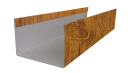 Стойка 40x60x40 мм, Золотистый дуб 3D