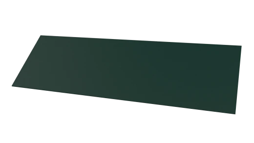 Планка завершающая 65x2000 мм, 6005 зеленый мох матовый