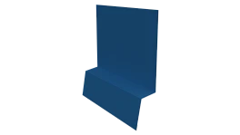 Планка стартовая фальц 135x30x55 мм, 5015 небесно-синий глянцевый