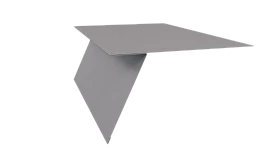 Планка карнизная фальц 130x80 мм, цинк