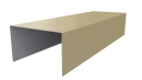 Крышка 40x65x40 мм, 1014 слоновая кость глянцевый