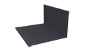 Планка примыкания верхняя 100x150x2000 мм, 7024 графитовый серый PUR Pruf