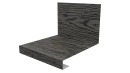 Планка примыкания нижняя к трубе фальц 140x200 мм, Дуб Винтаж 3D