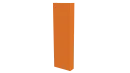 Декоративная накладка 20x60x20 мм, 2011 насыщенный оранжевый глянцевый
