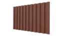 Профнастил С21 1051/1000x0,45 мм, 8004 медно-коричневый матовый