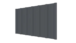 Профнастил НС16 1150/1100x0,5 мм, 7024 графитовый серый стальной бархат