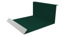 Планка примыкания нижняя 100x200x2000 мм, 6005 зеленый мох глянцевый