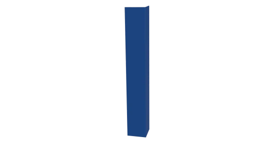 Планка угла наружного 30x30x2000 мм, 5005 сигнальный синий глянцевый