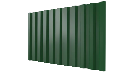 Профнастил С21 1051/1000x0,4 мм, 6002 лиственно-зеленый глянцевый