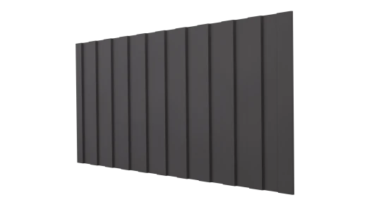 Профнастил С8 1200/1150x0,5 мм, 8019 серо-коричневый матовый