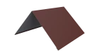 Конёк простой 150x150x2000 мм, 3009 оксид красный матовый