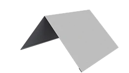 Конёк простой 150x150x2000 мм, 9003 сигнальный белый глянцевый