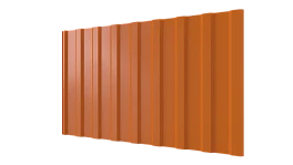 Профнастил С20R 1150/1100x0,45 мм, 2011 насыщенный оранжевый глянцевый