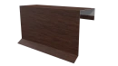 Планка торцевая фальц 65x97 мм, Античный дуб 3D