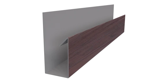 Планка П-образная 30x20x2000 мм, Античный дуб 3D