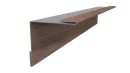 Планка угла внутреннего 30x30x2000 мм, Орех 3D
