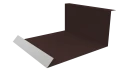 Планка примыкания нижняя 100x200x2000 мм, 8017 шоколадно-коричневый глянцевый