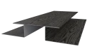Планка стыковочная сложная 75x2000 мм, Дуб Винтаж 3D