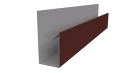 Планка П-образная 30x20x2000 мм, 3009 оксид красный глянцевый