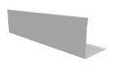 Планка завершающая 10x50x50x10 мм, 9003 сигнальный белый глянцевый