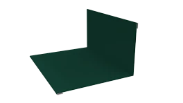 Планка примыкания верхняя 100x150x2000 мм, 6005 зеленый мох глянцевый